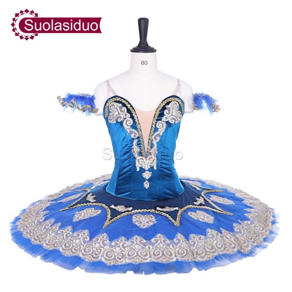 

blue classical ballet tutu don quixote perfromance stage wear women ballet dance competition costumes girls dresses, Black;red