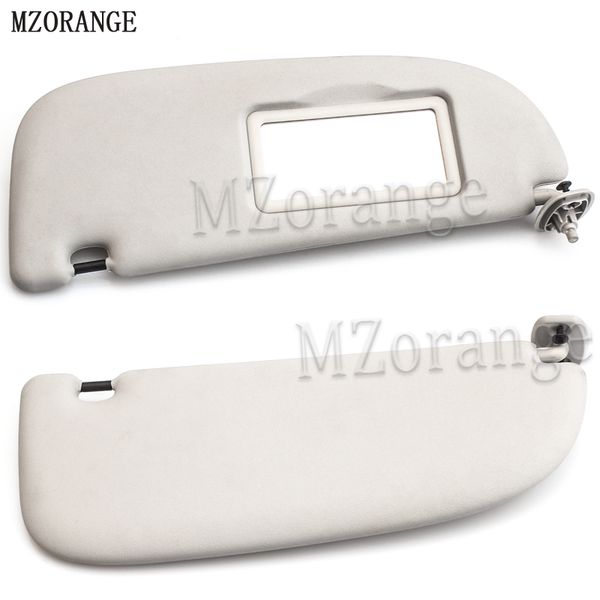 

mzorange gray interior sun visor with make-up mirror for 206 for c2 1999 - 2008 grey left/right