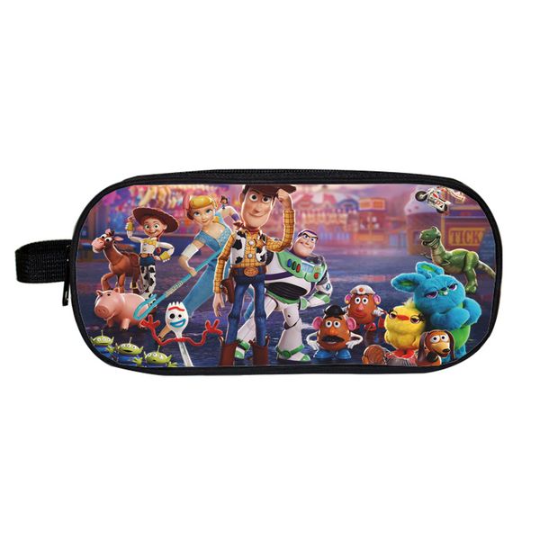 

student penbags pen case stationery boy bag large capacity bags ts4, Black