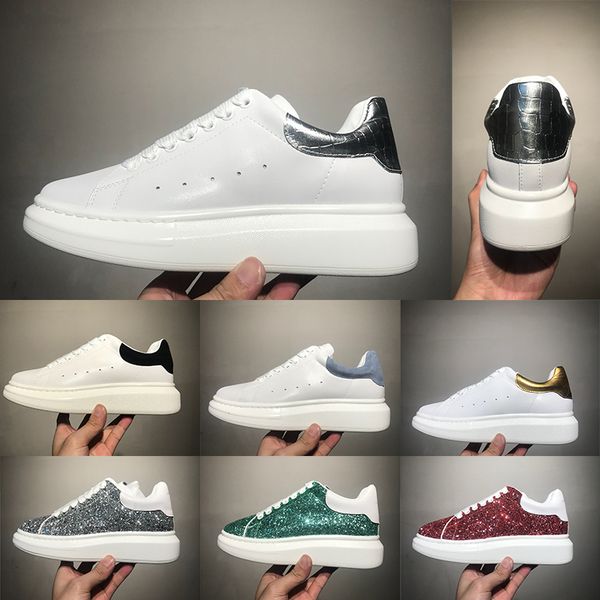 

2020 mens shoes metallic grey velvet black leather casual shoes lady girls women luxury shoes trendy platform sneakers trainers