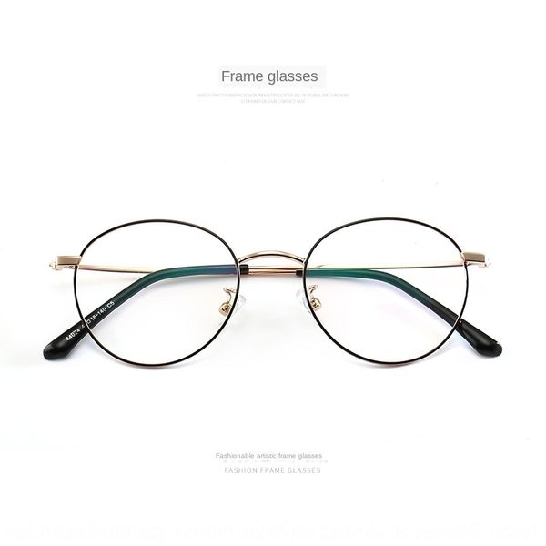 

ultra light myopia full frame finished myopia glasses frame women's artistic round glasses women's fashion, Silver