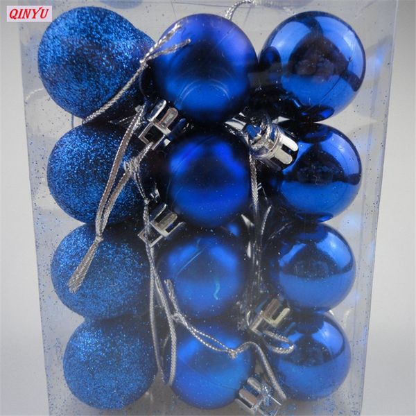 

christmas tree decor ball bauble 24pcs christmas tress decorations ball 3cm plastic hanging ornament gift present box 8zhh181