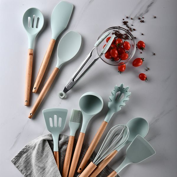 

2019 silicone spatula non stick silicone spoon spatula butter pastry scraper cake baking spatula kitchen cooking shovel utensil