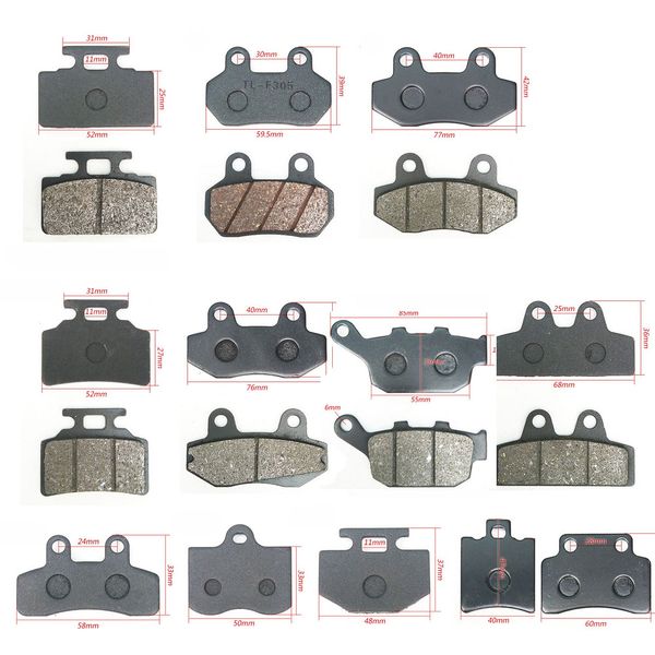 

motorcycle brake disks front rear disc brake pads shoes for 50cc 125cc 150cc 250cc atm taotao ctct cbx chinese scooter moped