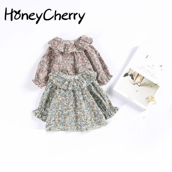 

collar children shirt retro lace sweater coat small floral doll baby shirt children girl blouse kids infant blouse, White