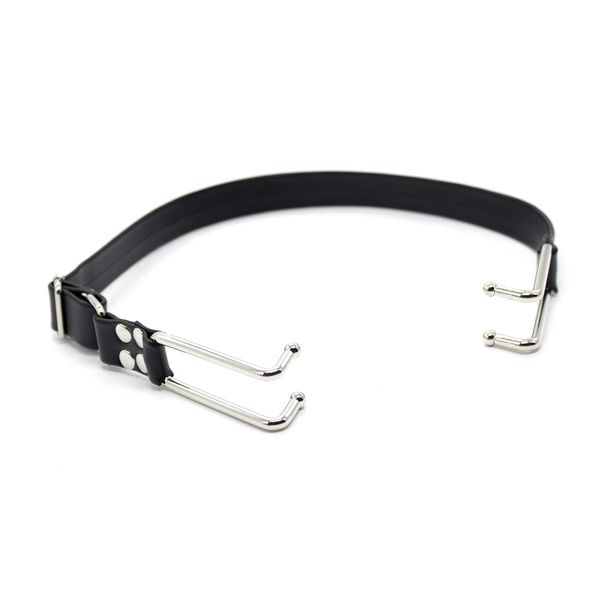 

hooks adjustable mask dental pu harness mouth open leather 562a