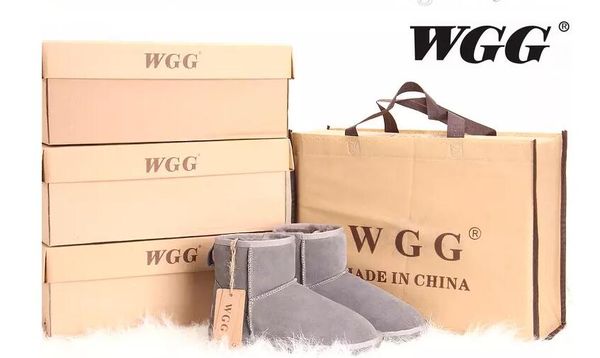 

new 2019 australia wgg 5854 adults children women's classic tall boots womens boots boot snow boot winter boots leather boot, Black