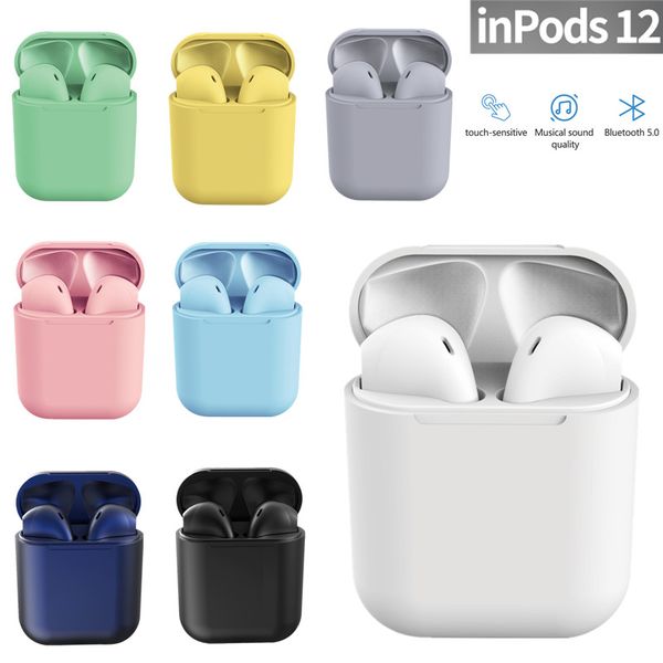 

Inpod 12 tw wirele bluetooth headphone earbud earphone with charging box twin mini bluetooth earbud for iphone x io ith retail