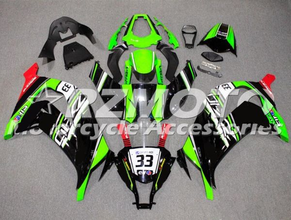 

4 gifts new abs motorcycle full fairings set fit for kawasaki ninja zx-10r zx10r 2011 2012 2013 2014 2015 10r 11 12 13 14 15 number 33