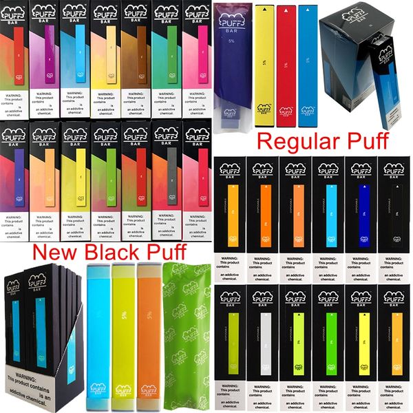 

Новый Puff Бар Одноразовая Pod 1,3 мл Масло Телеги 280mAh батареи Модернизированный Puffbar Vape Ручка с нуля Код Пустой E Сигареты