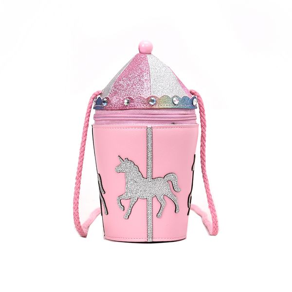 

mini bag girl bag creative design sequins ice cream bucket girl shoulder messenger mini