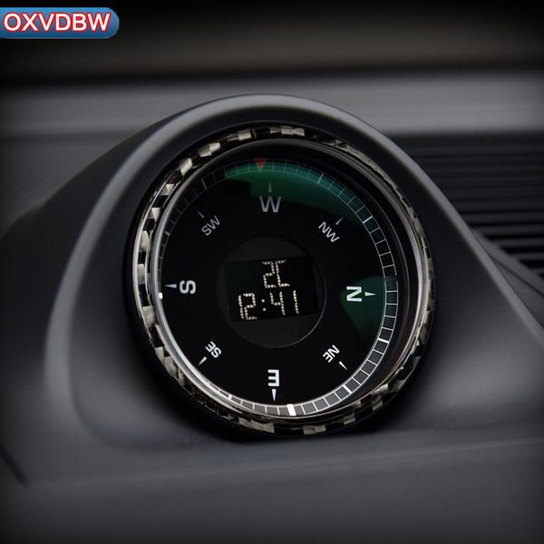 2019 For Porsche Macan Accessories Carbon Fiber Clock Panel Condition Frame Sticker Car Styling Automotive Interior 2014 2018 From Oxvdbw 6 04