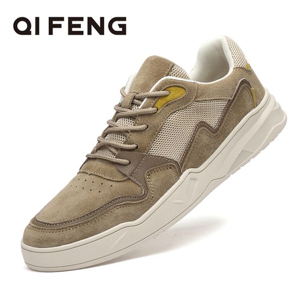

new sports mesh shoes men breathable spring summer trekking footwear autumn casual light running shoes genuine leather sneakers