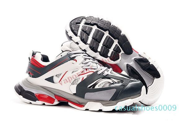 

release 3.0 tess s paris track men gomma maille black women triple s clunky sneaker casual shoes authentic designer shoe c09