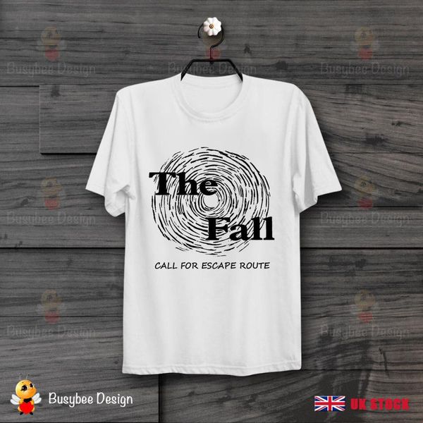 

the fall call escape route punk rock cool unisex футболка b287 новая мода футболка марка хип-хоп принт мужчины футболка high qua, White;black