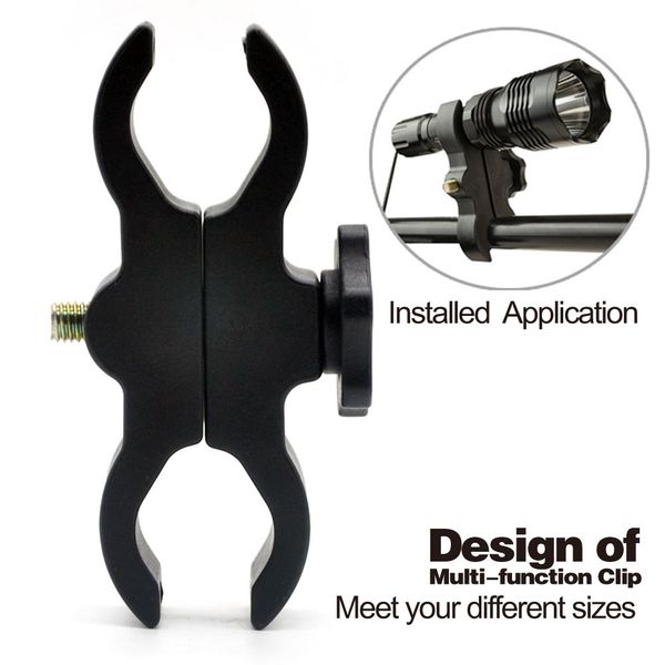 Barrel Polymer Mount Zielfernrohr Montagewerkzeuge Taschenlampe Clip Halter Halterung für Teleskop/Taschenlampe/Taschenlampe