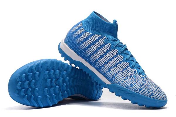 

boutique mercurial superfly vi elite cr7 ic tf indoor soccer cleats neymar designer high help blue trainers football boots sports shoes