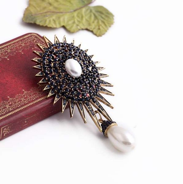 

men women wedding brooch full cz jewellery broche coat dress scarf hat pins drop shipping, Gray