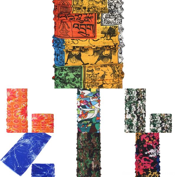 

ydem5 2020.women face scarf windproof 38 styles silk chiffon handkerchief outdoor mask half face dust-proof sunshade masks scarfshipping, Black