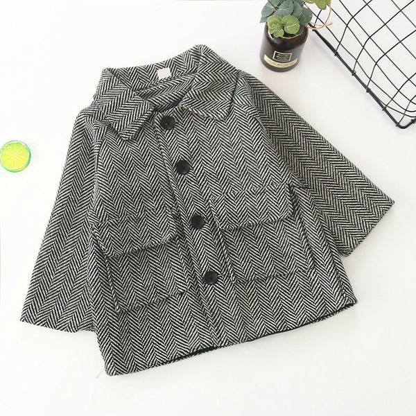 

baby infantcoat for the child outerwear 2018 spring gray lattice kids jackets winter clothes baby girl windbreaker, Blue;gray