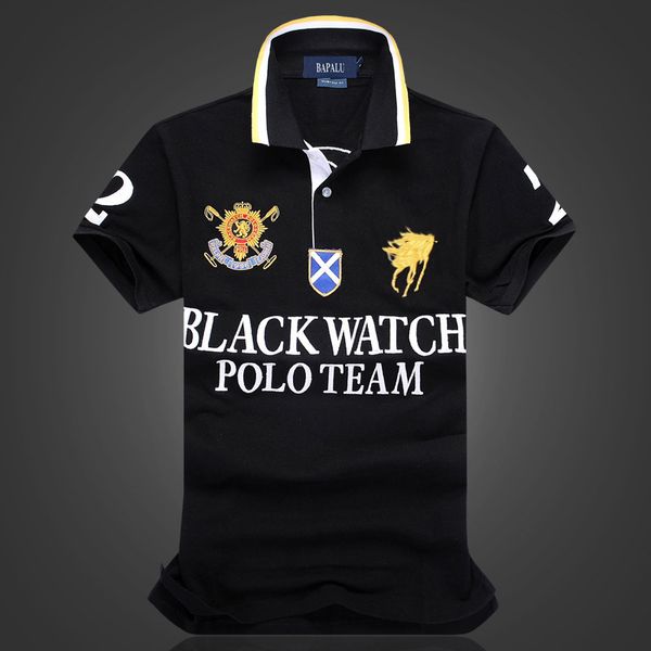 

2019 team racing t shirts mens short sleeve argentina spain brazil italy germany cotton embroidery race slim t-shirt, White;black