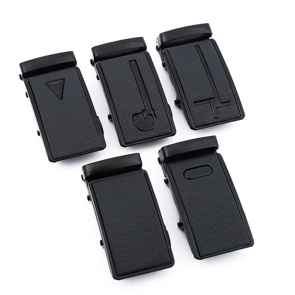 

frosted automatic accessory trousers clothing accessories acrylic buckle men's trousers belt accessories black belt buckle, Slivery;black