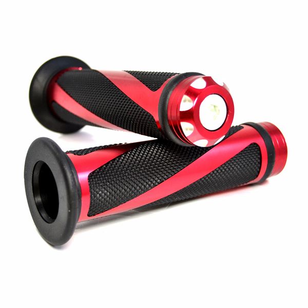 

bjmoto cnc 7/8'' 22mm motorcycle handle bar gas throttle hand grips for yamaha benelli handlebar