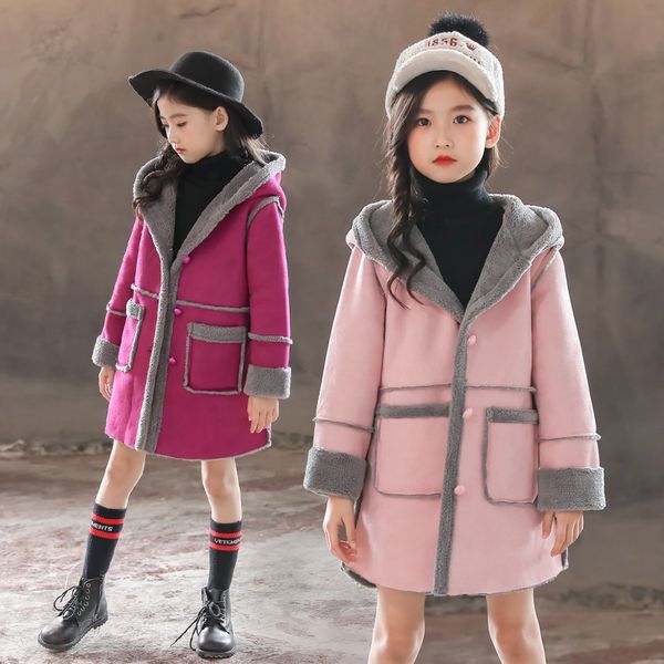 

children winter outerwear coats toddle girls jackets kids coat casual baby girls clothes autumn winter jacket 3-12 ye, Blue;gray