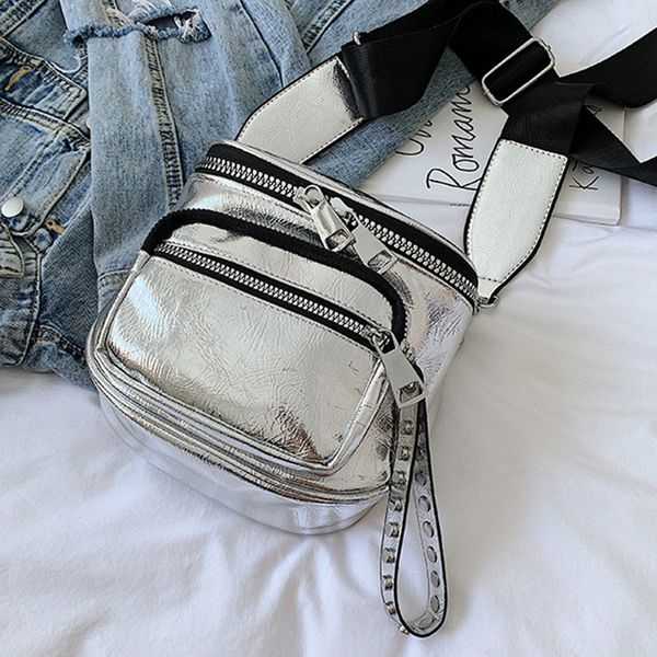 

новых корейских моды сплошного цвета плечо сумка широкой плечевой ремень ковш сумка