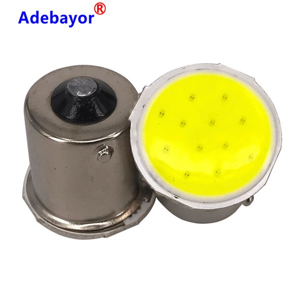 

100x 1156 ba15s 12 cob led car auto trunk interior chips p21w rv trailer rear turn signal lights bulb lamp car accessories white