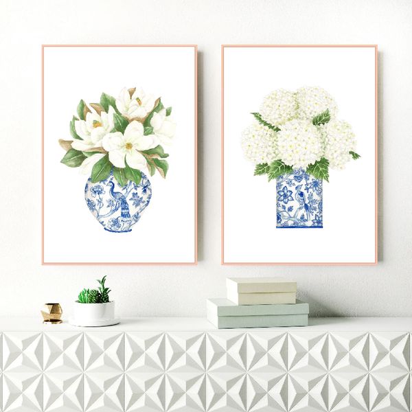 

canvas nordic pictures home decoration classical vase paintings wall art hd prints creative l poster modular for living room