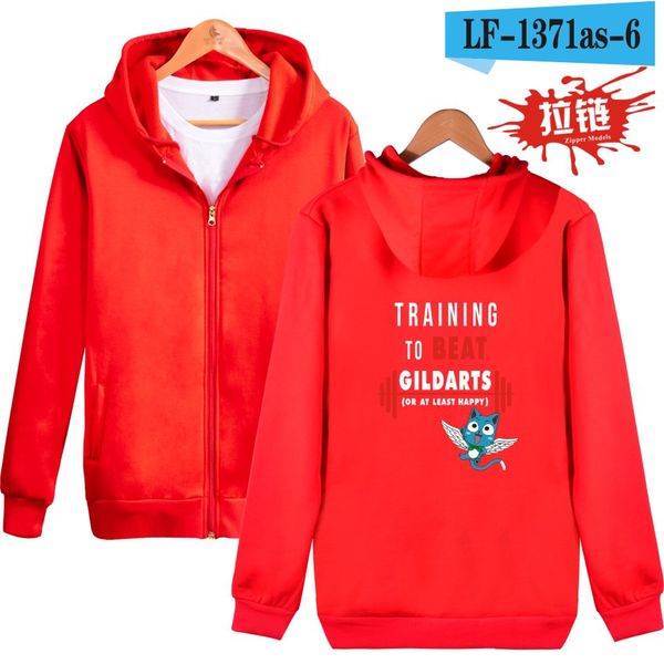

fairy tail hoodies sweatshirt men women zipper jacket hoody winter warm casual harajuku anime fairy tail men's coat hip, Black;brown