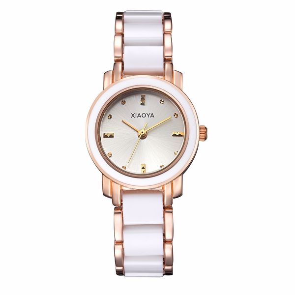 

xiaoya quartz ladies watch female golden bracelet watches women famous 2017 fashion women's watches for women dress, Slivery;brown