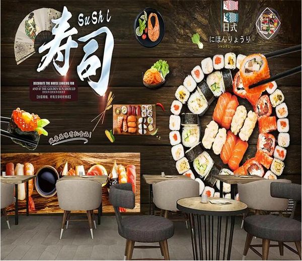 Custom Fashion Wallpaper Japanese Restaurant Sushi Restaurant