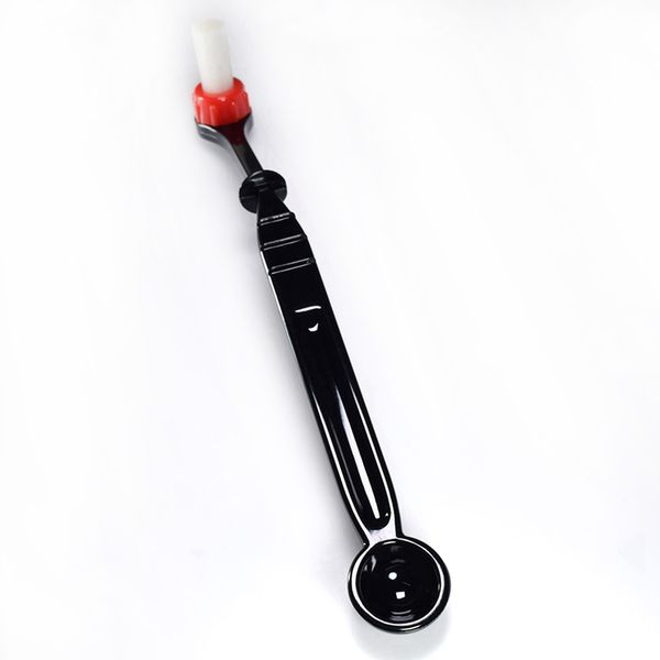 

LBER 2 In 1 Coffee Machine Brush Nylon Espresso Coffee Grinder Brushes Coffee Spoon Machine Group Head Kitchen Tools