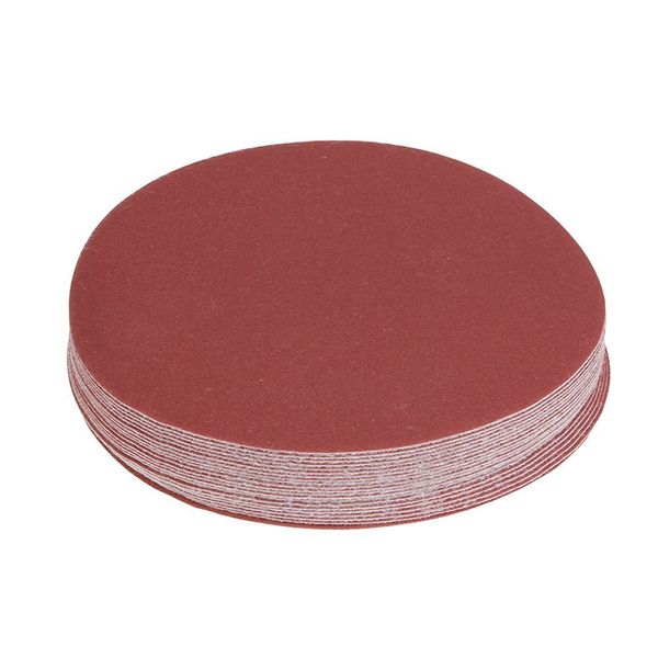 

150mm 6 inch sanding discs 320 grit sandpaper circular pads pack of 20