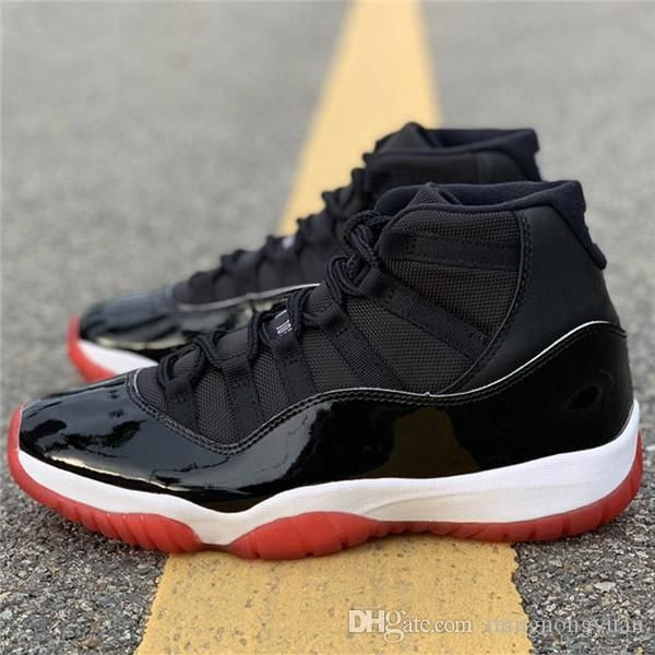 

2019 11 bred black red low men basketball shoes 11s xi legend blue sports sneakers trainers size 7-13