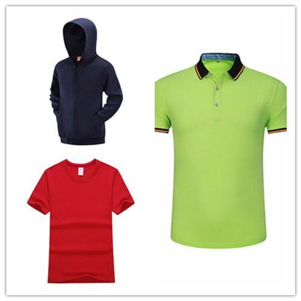 

men polo or women long shirt classic silk fiber short sleeve uniform t-shirt tde-256, Black