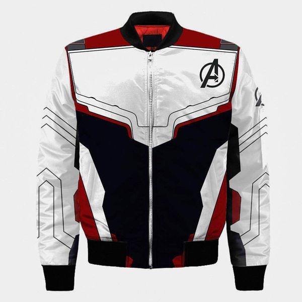 

fashion revenge alliance digital printed cotton flying suit jacket, Black;brown