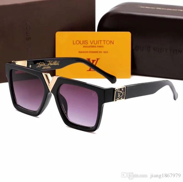 

fashion men's and women's designer sunglasses luxury sunglass men's sunglass uv400 brand 5 colors, White;black