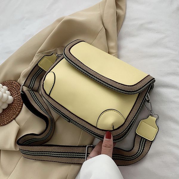

pu кожа crossbody сумки для женщин 2020 высокого качества широкий ремень панелями mini saddle bag ladies плеча сумки