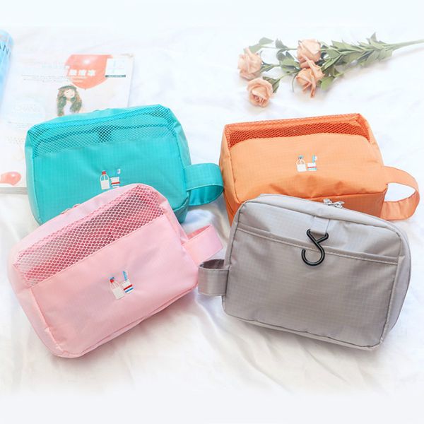 

2019 fashion women waterproof cosmetic bags make up travel toiletry wash bag makeup bag wash organizer cases