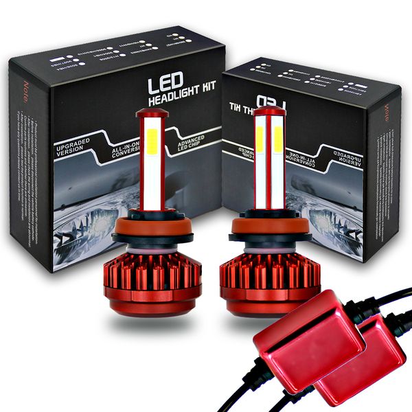 

crossleopard 4-side designed 12000lm headlight bulbs h7 led bulb h4 led 9v 12v 24v 36v for car h8 h9 h11 hb3/9005/h10 hb4/9006