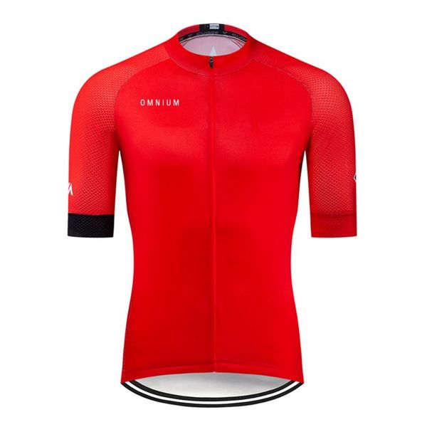 

omnium 2020 мужчины велоспорт джерси 100% полиэстер дышащий одежда велосипед летние велоспорт велосипед одежда одежда, Black;red