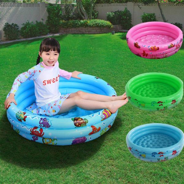 

inflatable newborn baby bath swim tubs newborn thickening children cartoon portable bathtub bucket cool safety swimming pool