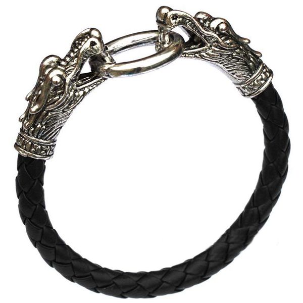 

sale dragon head bracelet viking men bracelet wristband cuff bracelets for women men cool bangles, Golden;silver