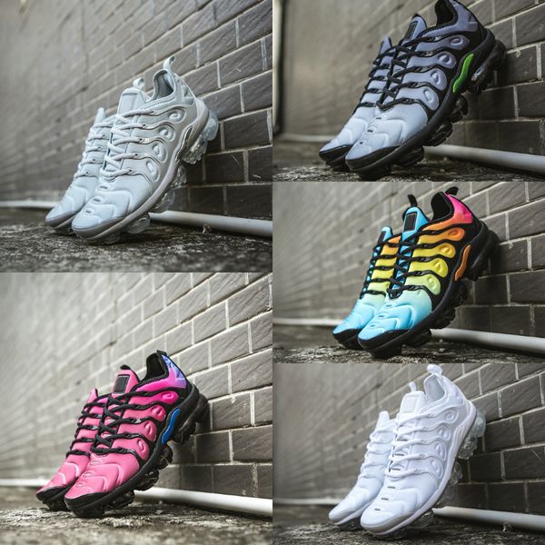 

2020 new tn plus shoes violet blue men women running fashion casual shoe tns triple white black trainer air tn requin sports shoes