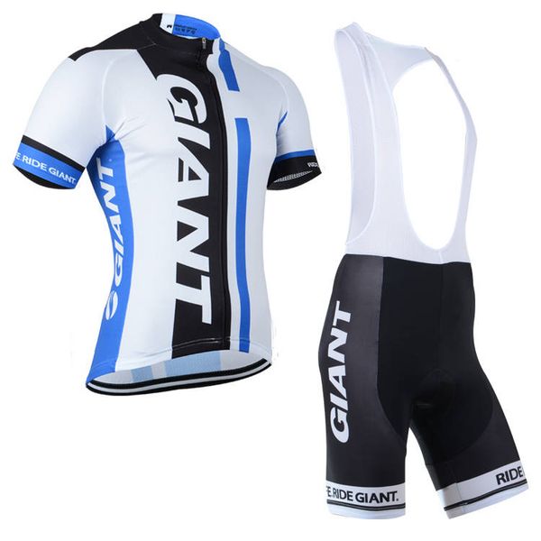 

giant team cycling short sleeves jersey shorts sets summer outdoor cycling clothing sleeveless kit d1307, Black;red