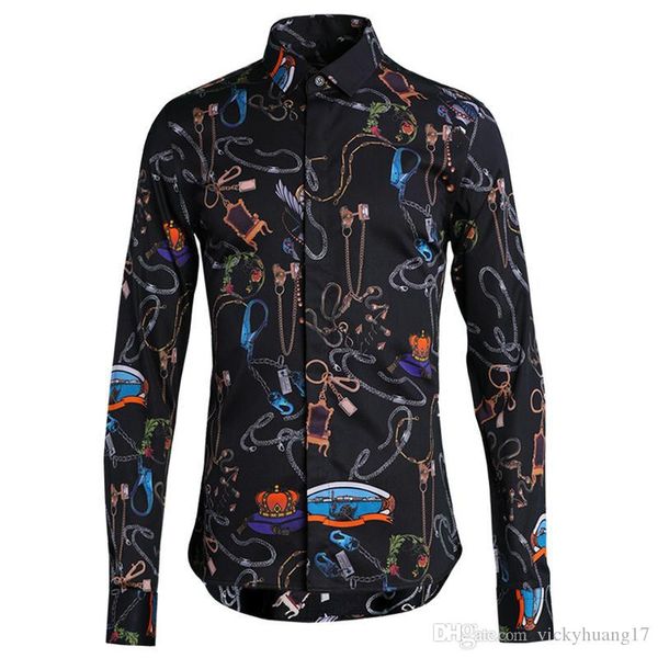 

men fashion shirt men 2018 streetwear shirt long sleeve ropa de hombre plus size mens dress shirts, White;black
