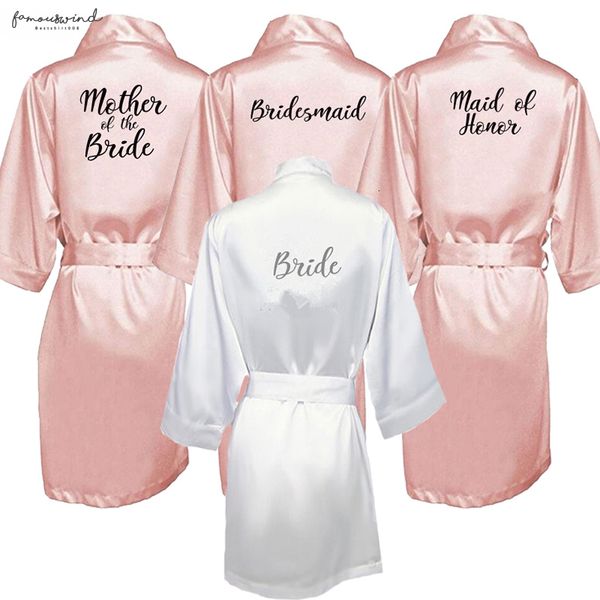 

новая невеста невеста мантия с халатом белых черных писем матери сестра невеста свадебного подарок кимоно сатин одеяние, Black;red